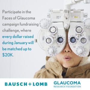 Glaucoma Fundraiser CTA Graphic